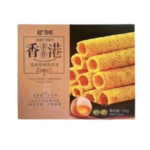 CHAOYOUWEI HongKong Handmade Egg Roll Original Flavor 138g