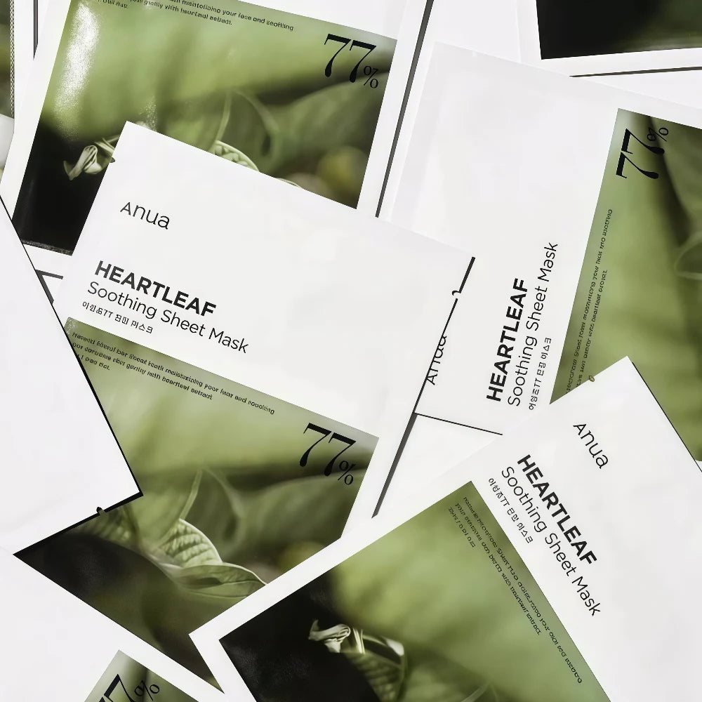 ANUA Heartleaf Soothing Sheet Mask 10pcs