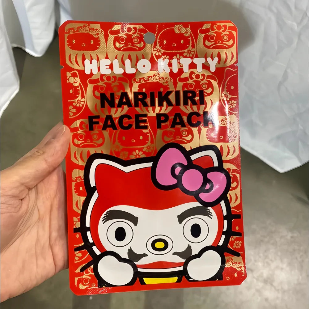 Hello Kitty Narikiri Face Mask (Daruma-chan) 1pc