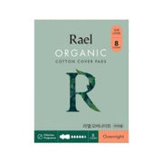 RAEL Organic Cotton Sanitary Pad Overnight 34cm (8pcs)