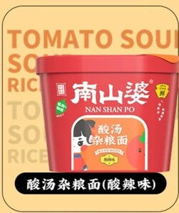 Nanshan Po Sour Soup Mixed Grain Noodles Sour Spicy Flavor 150g