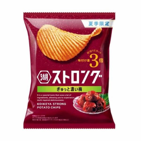 KOIKEYA Potato Chips Strong Plum Flavor 52g