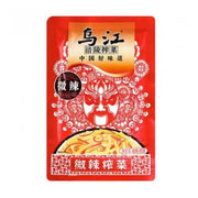 WUJIANG Preserved Mustard Sliced (Light Spicy ) 80g*4pcs
