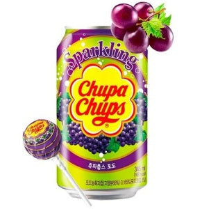 Sparkling Chupa Chups (Grape Flavor) 345ml