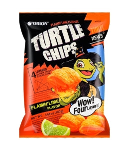 Orion Kkobuk Turtle Chips Flamin Lime Flavor 160 (not in use)