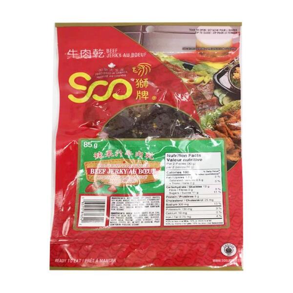 SOO Hot Fruit Flavored Beef Jerky 85g