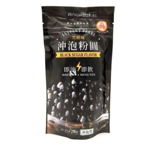 WUFUYUAN Tapioca Instant Blacksugar Pearls 210g
