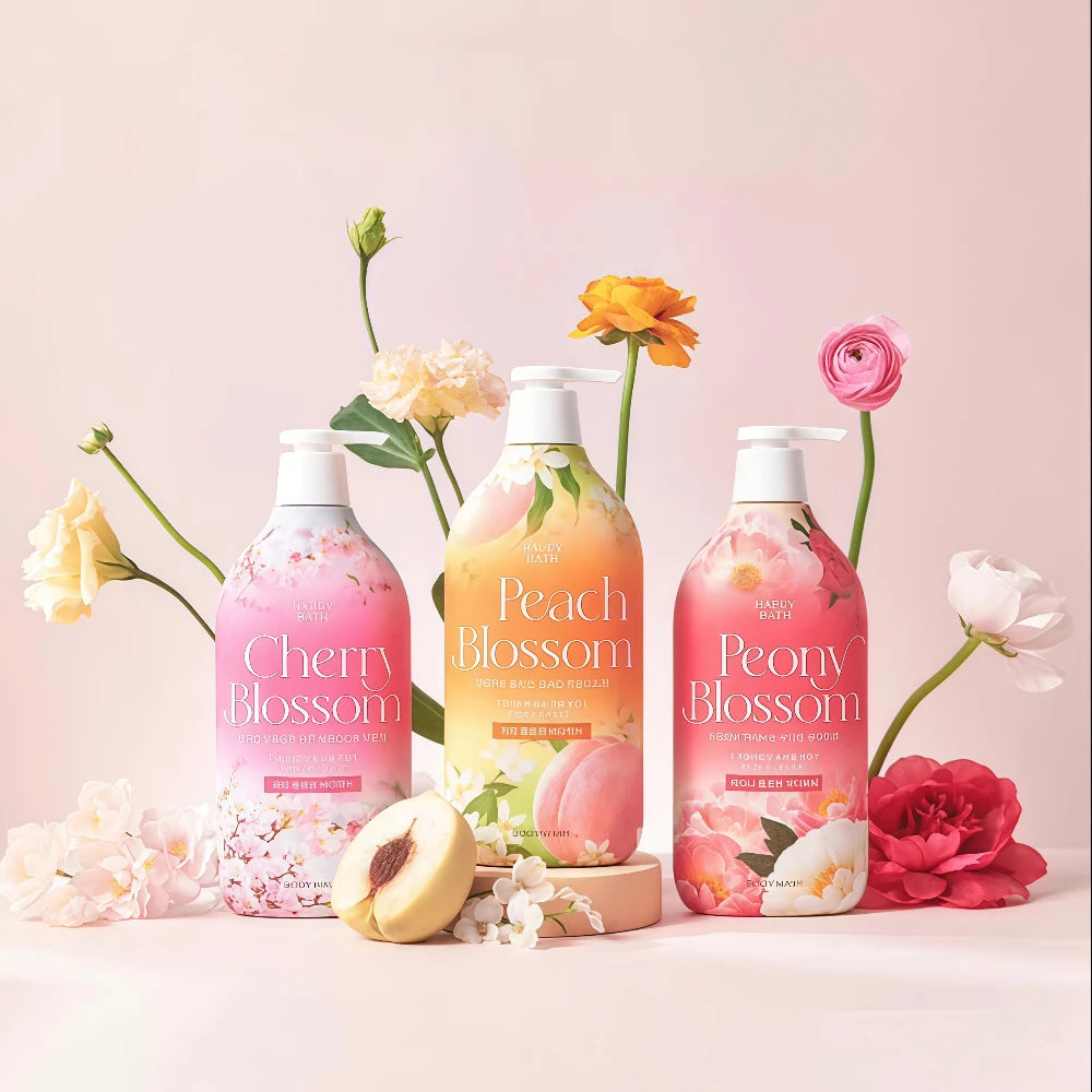 Gel douche HAPPY BATH Pivoine Fleur 900g