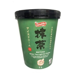 SHIRAKIKU Matcha Green Tea Light Ice Cream 1L