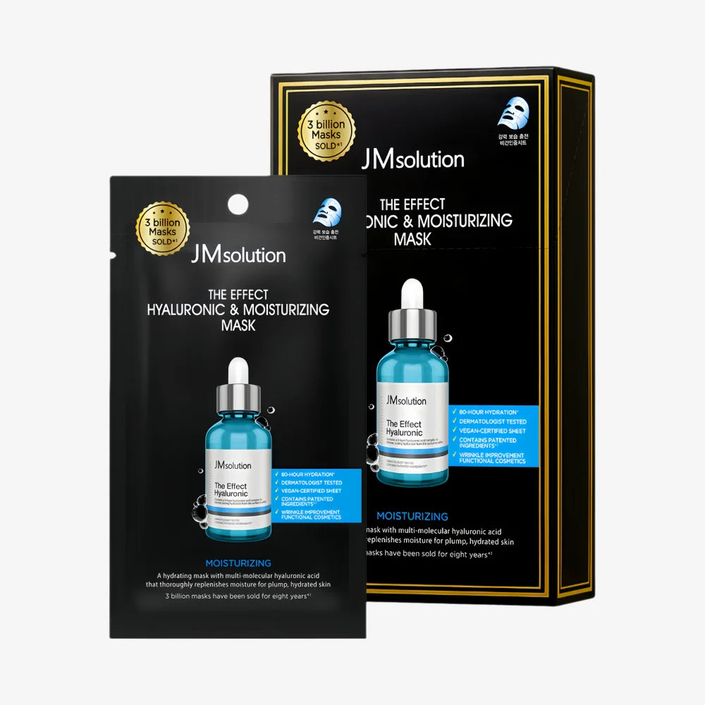 JMSOLUTION The Effect Hyaluronic & Moisturizing Mask (10)