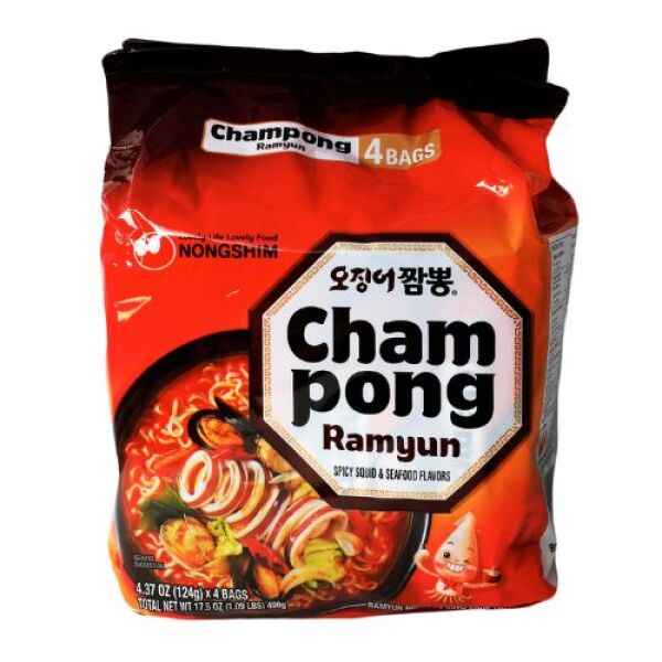 Ramyun au calamar Nongshim Champong *4