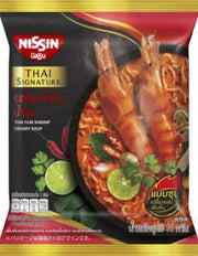 Nissin Tom Yum Shrimp Creamy Soup Ramen 68g