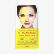 Masque en tissu de luxe DERMAFIX (Jaune) 23 g x 8 unités