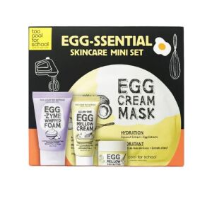 Coffret mini de soins essentiels pour la peau TOO COOL FOR SCHOOL Egg