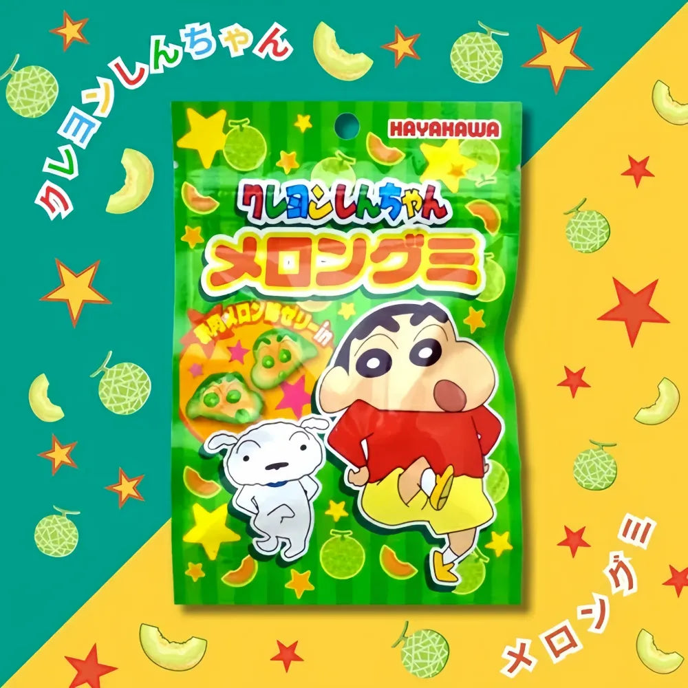 HAYAKAWA Crayon Shin-chan Melon Gummy 35g