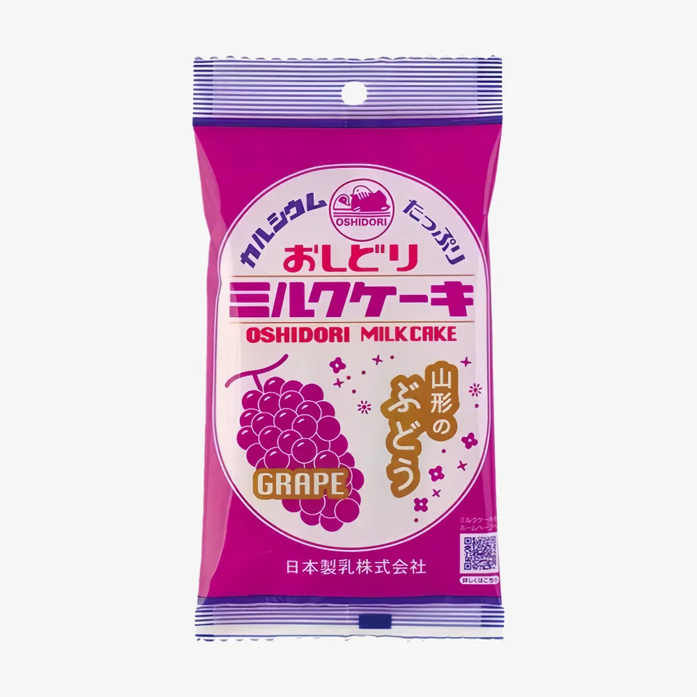 NIPPON DAIRY Oshidori Milk Cake Grape 7pcs
