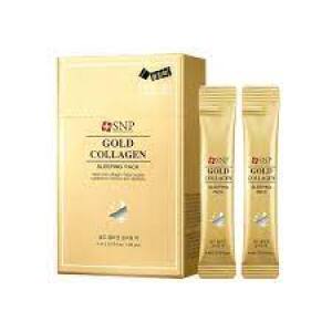 SNP Gold Collagen Sleeping Pack – 20PCs
