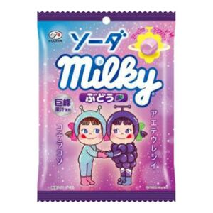 FUJIYA Milky Soda Candy Grape Flavor 76g