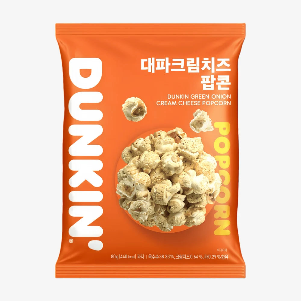 DUNKIN DONUTS Green Onion Cream Cheese Popcorn 80g