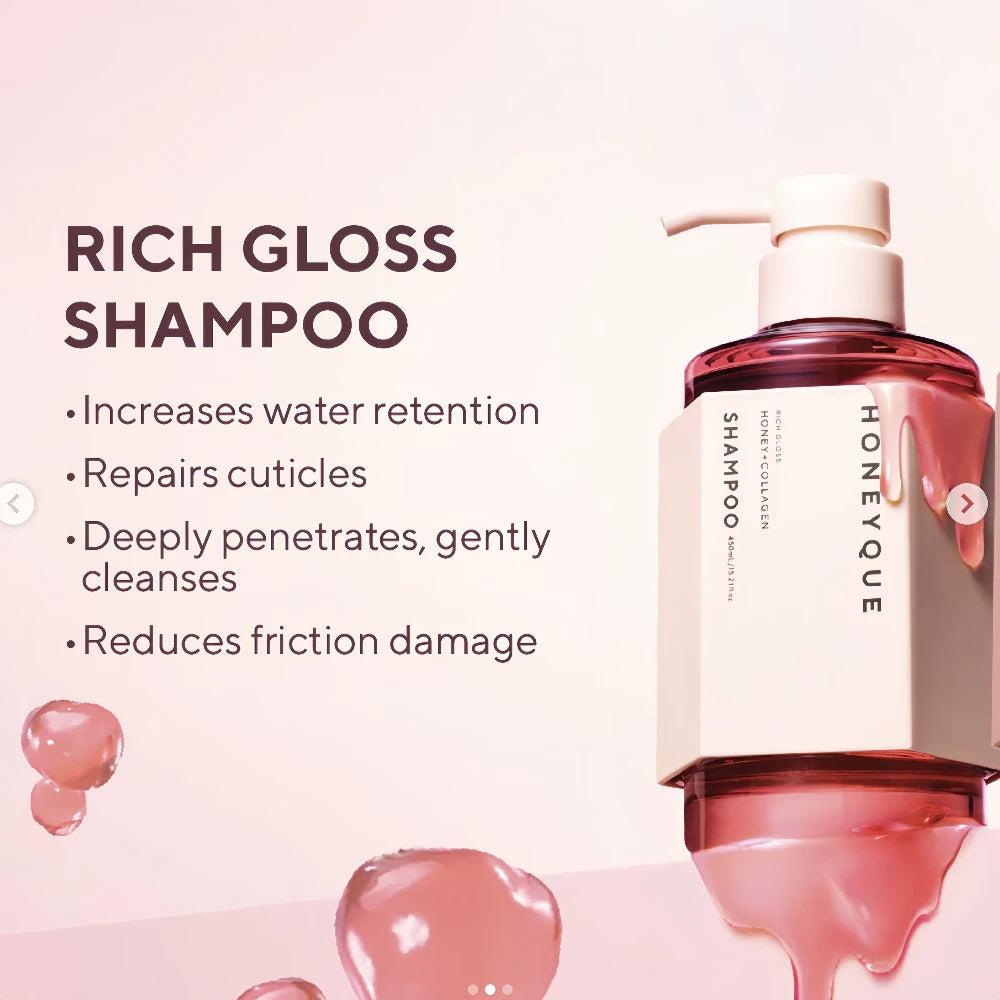 HONEYQUE Honey + Collagen Shampoo (450ml)
