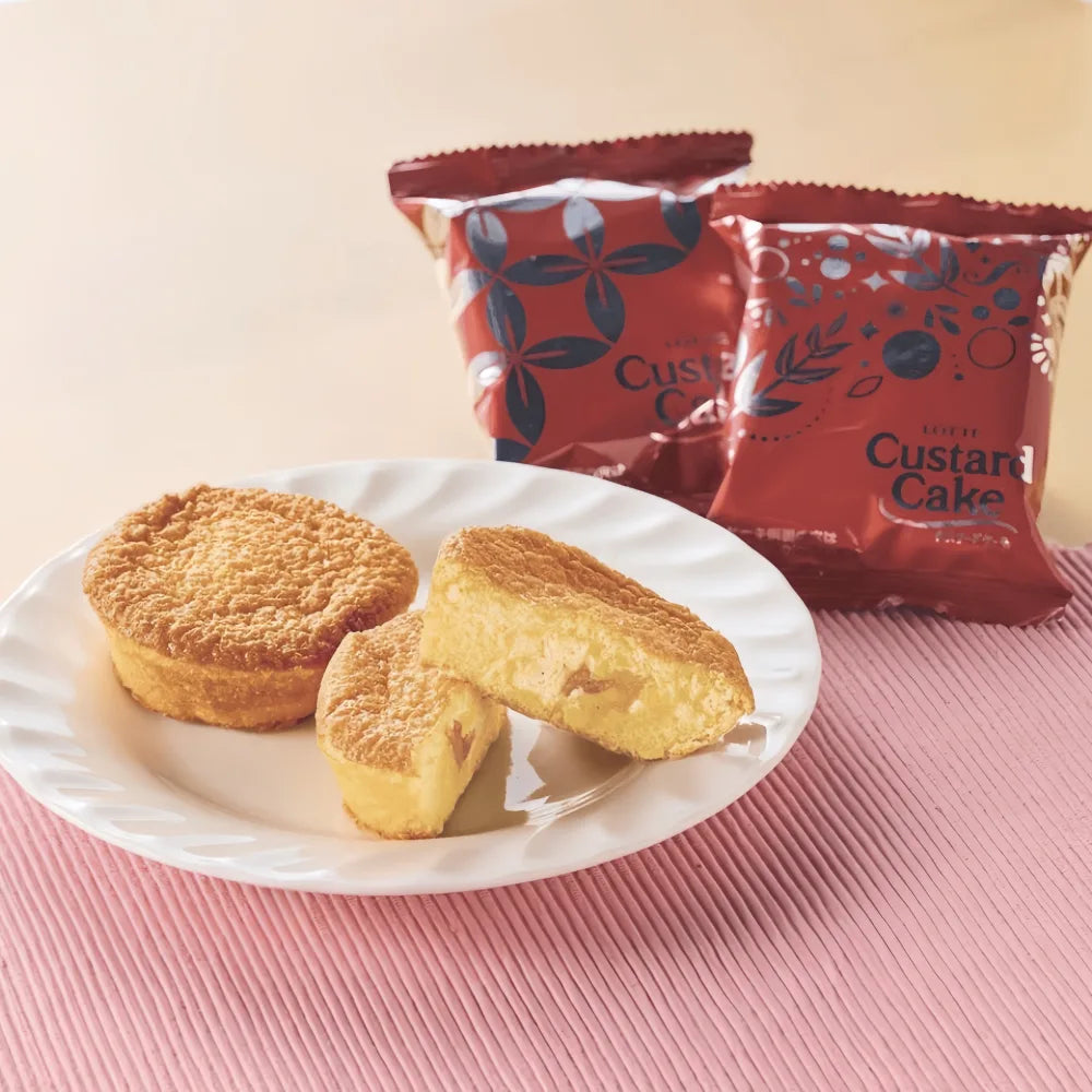 LOTTE Apple Juice Custard Cake 6pcs