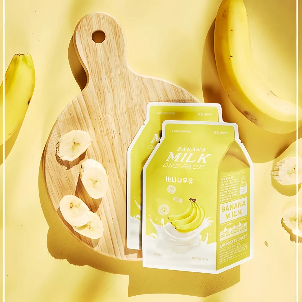 APIEU Milk Sheet Mask Banana 1pc