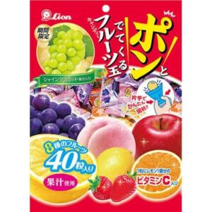 Lion 8 Kinds Assorted Fruit Candy 140g