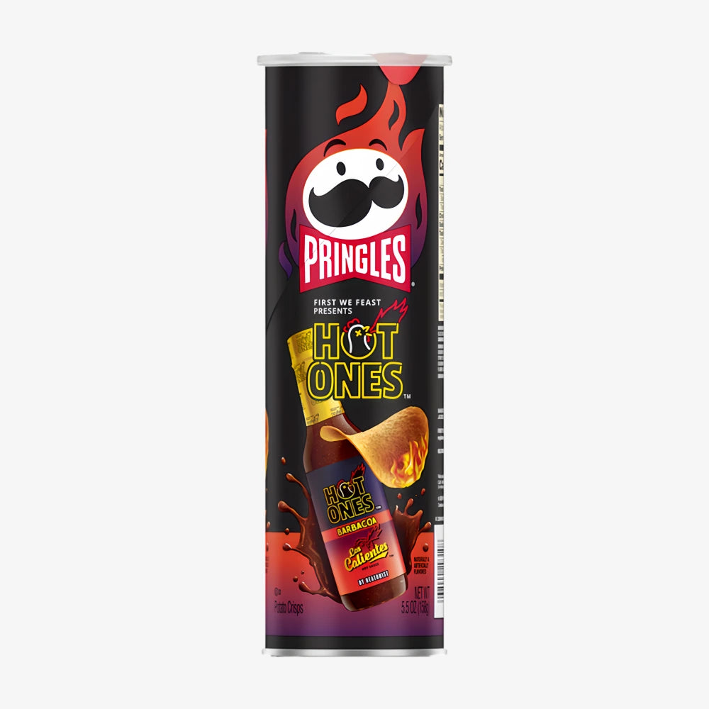 PRINGLES Hot Ones Barbacoa 156g