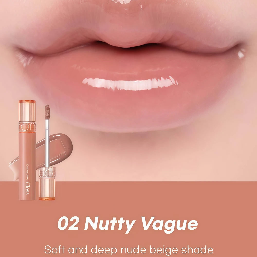 ROMAND Glasting Color Gloss 02 Nutty Vague