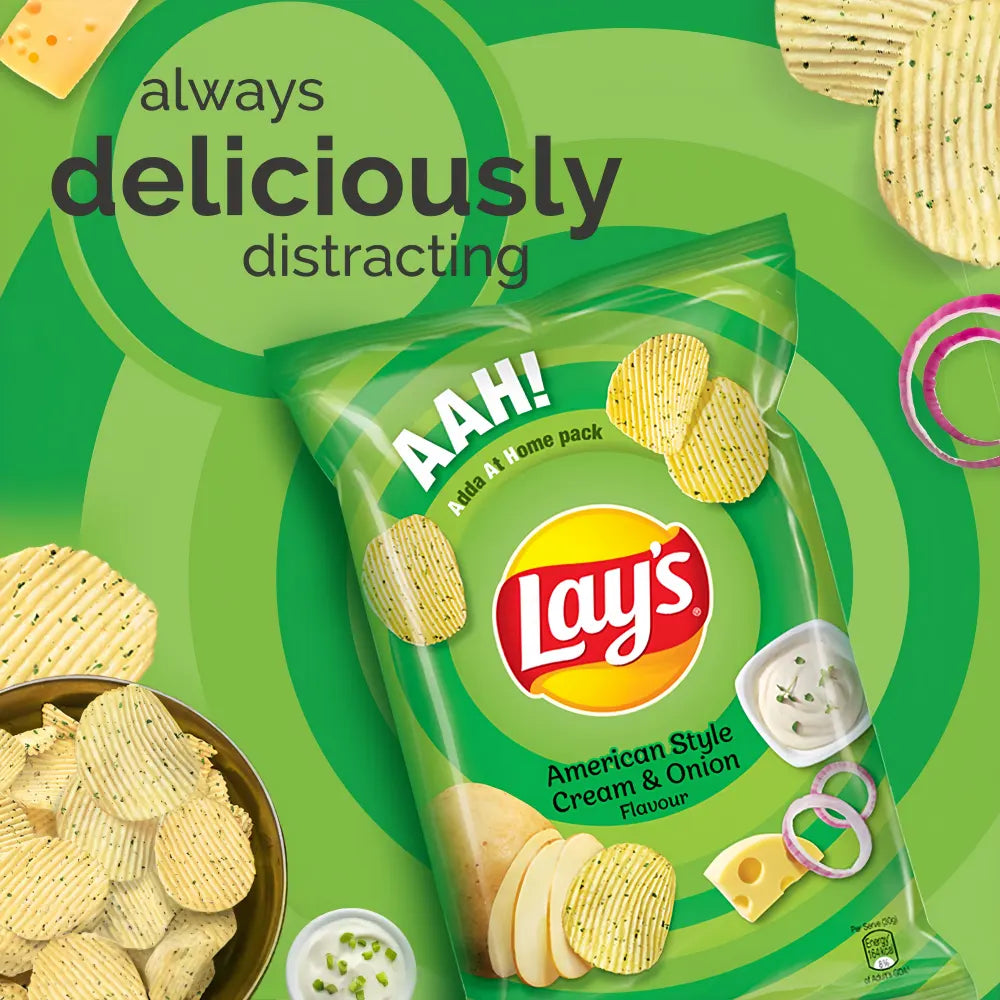 LAYS American Style Cream & Onion 48g
