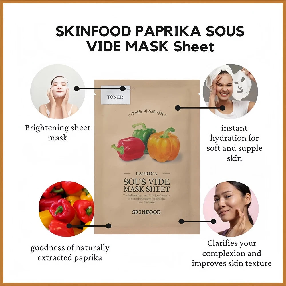 SKINFOOD Paprika Sous Vide Mask Sheet (1)