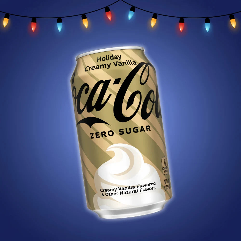 Coca Cola Holiday Creamy Vanilla ZERO 355ml