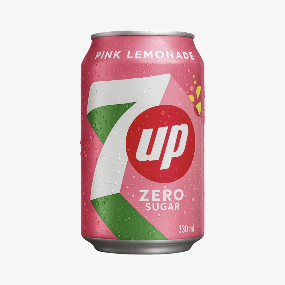 7 UP Zero Pink Lemonade 330ml
