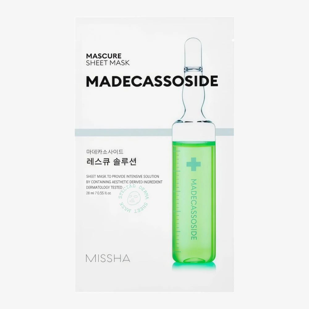 MISSHA Mascure Rescue Solution Sheet Mask Madecasoside 28ml