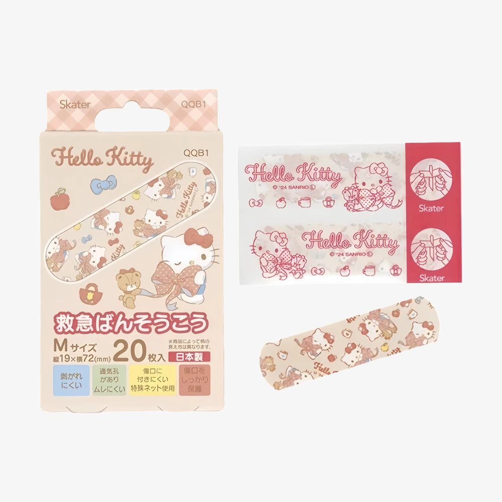 SKATER First Aid Bandages Hello Kitty Pink 20pcs