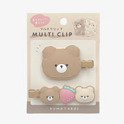 SANRIO Multi Clip Kumataros