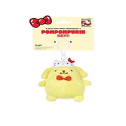 Hello Kitty 50th Anniversary Pompompurin Plush Keychain