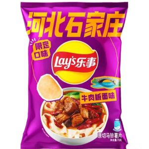 LAY'S Potato Chips (Flat Beef Noodle Flavor) 70g