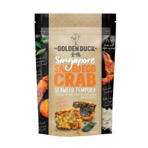 GOLDEN DUCK Seaweed Tempura (Salted Egg Crab Flavor) 102g