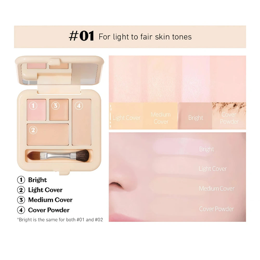 ETUDE HOUSE Palette de correcteurs double tenue 01