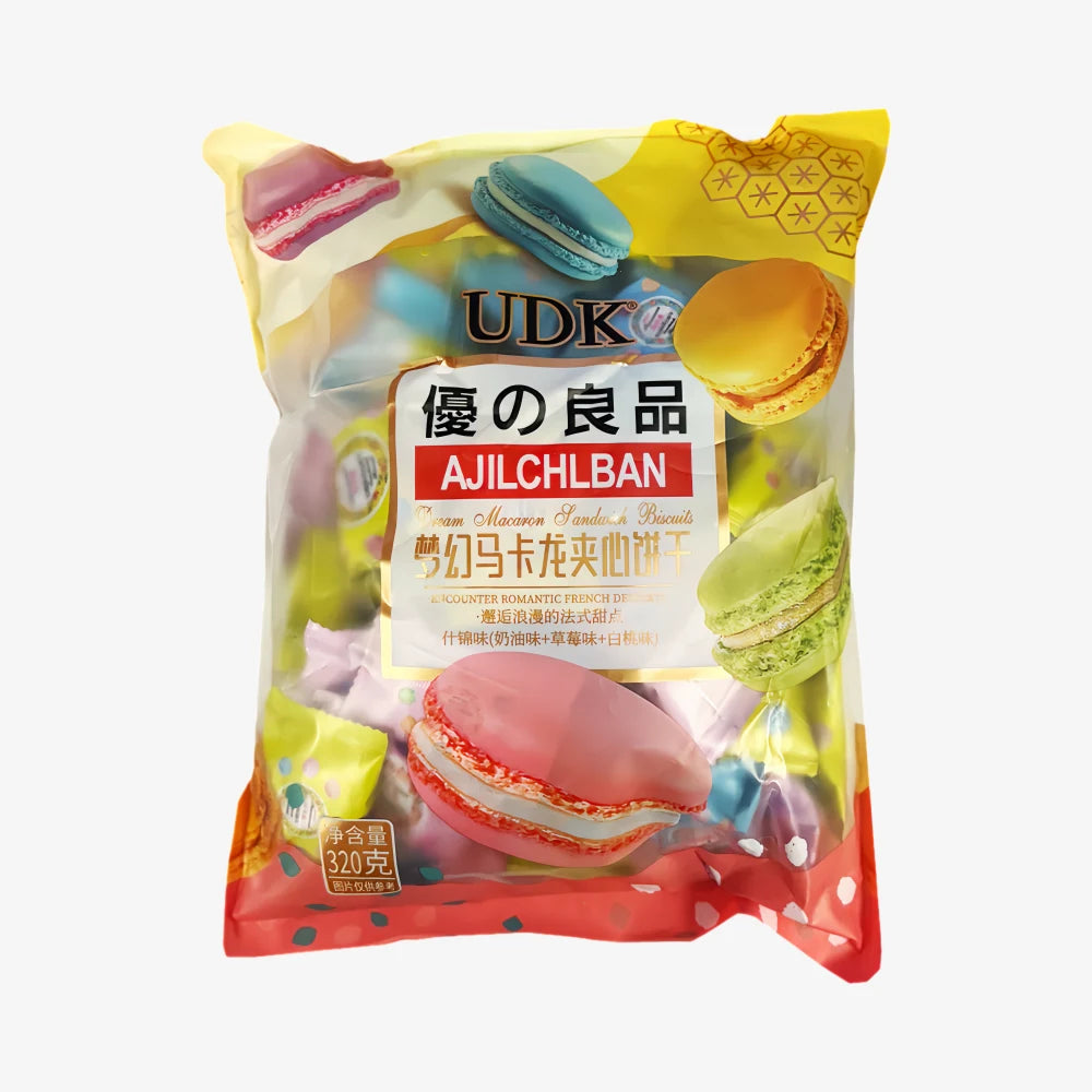 UDK Macaron Biscuits (Assorted Flavor) 320g