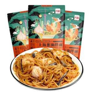 BJ Shanghai Onion Oil Dry Noodles 105G