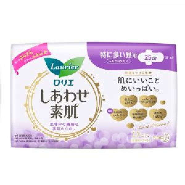 Kao Laurier Serviette hygiénique épaisse longue durée 17 pièces
