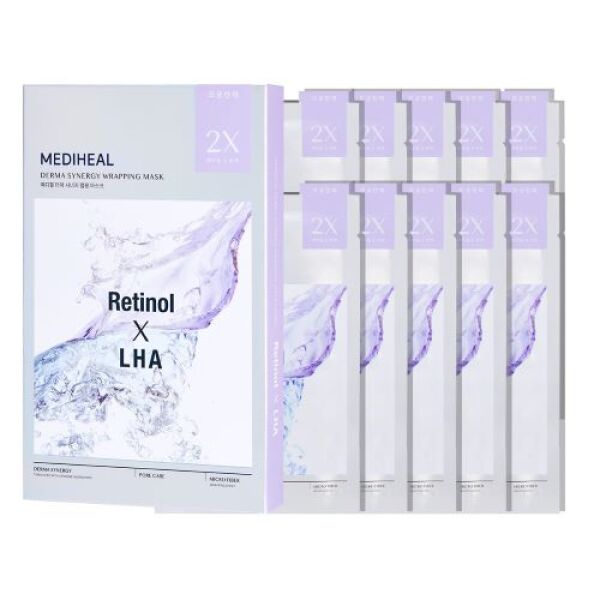 MEDIHEAL Derma Synergy Wrapping Mask Pore 10pcs