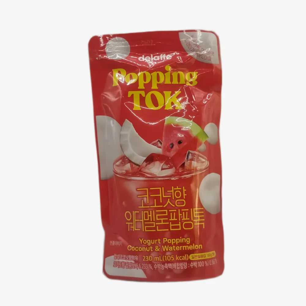 BGF Popping Tok Yogurt Coconut Watermelon 230ml