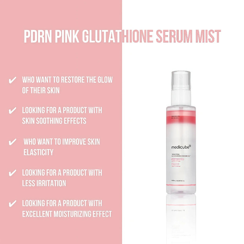 Medicube PDRN Pink Glutathione Serum Mist 100ml