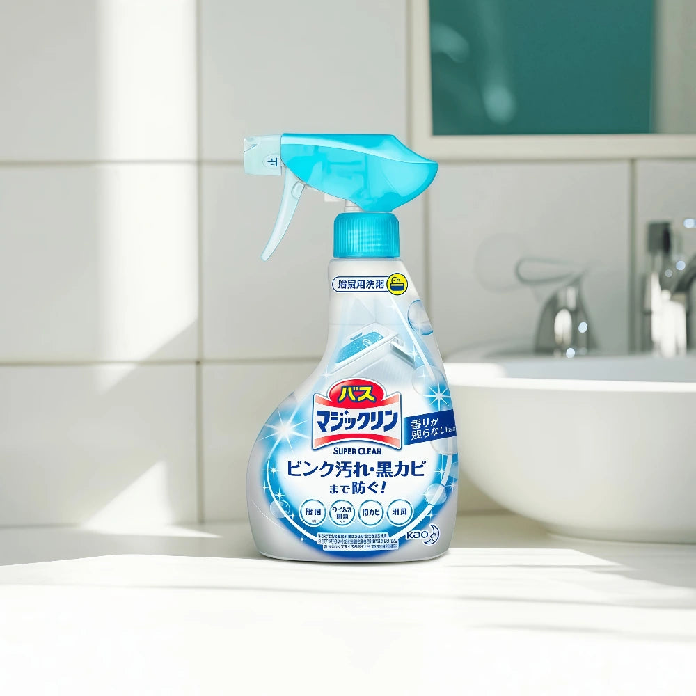 Spray nettoyant mousse super concentrée pour salle de bain KAO Magiclean 350 ml