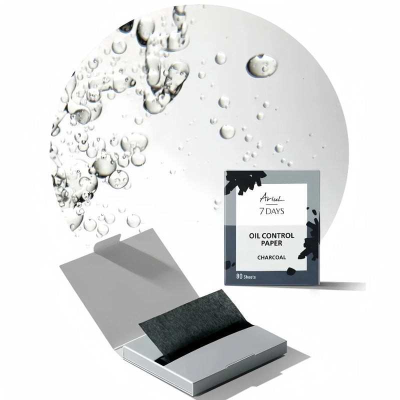 ARIUL 7day Oil Paper Charcoal 80 sheets