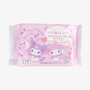 DAISO Makeup Removing Sheet Kuromi & My Melody 30 sheets