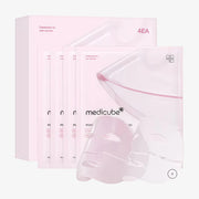 Masque gel collagène rose MEDICUBE PDRN (4 feuilles) 